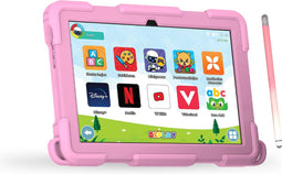 DEPLAY Kids Tablet PRO 4 - Kindertablet - 10 Inch - 6000 mAh Batterij - Roze