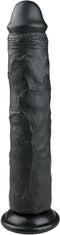 EasyToys - Realistische Dildo met Zuignap - 28,5 cm - Dildo's - Sex Toys voor Vrouwen en Mannen - Dildo Mannen Anaal - Zwart