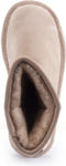 Warmbat Kangaroo - Enkellaarzen - Suede met merinowol - Blush - Maat 36