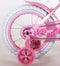 Volare Rose Kinderfiets - Meisjes - 14 inch - Roze/Wit - 95% afgemonteerd
