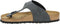 Birkenstock Ramses - Heren Teenslipper - Imitatieleer - Zwart - Maat 45