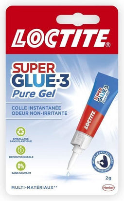 Cyanocrylaatlijm - LOCTITE - SUPERGLUE-3P - Pure Gel - Tube 2 g
