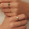 Isabel Bernard - Baguette - Ring 14 karaat goud - Groen (48)