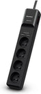 CyberPower Tracer III P0420SUD0-FR Overspanningsbeveiliging 4 AC-uitgang(en) 200 - 250 V 1,8 m Zwart