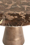 Light & Living Ronde Eettafel Ynez - Marmer - 120cm