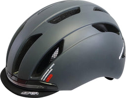 Cycle Tech Fietshelm Urban Flux Unisex Grijs Maat 52-58 Cm