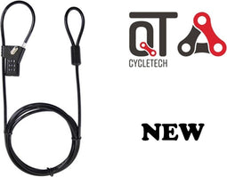 Cycle Tech Kabelslot Cijfercombinatie 2000 X 4,8 Mm Zwart