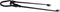 Cycle Tech Spatbordstang 28 X 1,5 Inch 6 Mm Staal Matzwart