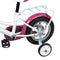 Cycle Tech Zijwieltjesset Stabilo Luxe 12-20 Inch Kunststof Wit