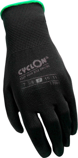 Cyclon Werkhandschoenen Nylon/pu Unisex Zwart/groen Maat 9