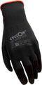 Cyclon Werkhandschoenen Nylon/pu Unisex Zwart/rood Maat 8