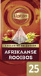 Thee lipton exclusive afrikaanse rooibos 25x2gr