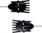 Afrikaans Masker Ornament Pakket X2 - 18X5XH48CM - Hout - Decoratie - 2 stuks - Sierstuk - Cadeau voor man - Cadeau voor vrouw - Kerstcadeau