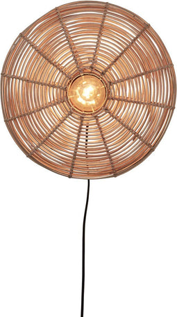 GOOD&MOJO Wandlamp Tanami - Rotan - Ø40cm - Binnen Modern