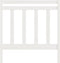 vidaXL - Hoofdbord - 96x4x100 - cm - massief - grenenhout - wit
