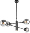 Steinhauer Constellation - hanglamp - Ø 90cm - E14 - zwart - 3804ZW