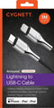 Cygnett Armoured Braided Lightning to USB-C Kabel 1m - Zwart