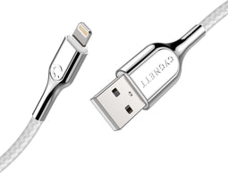 Cygnett Armoured Braided Lightning to USB Kabel 1m - Wit