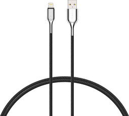 Cygnett Armoured Braided Lightning to USB Kabel 2m - Zwart
