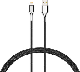Cygnett Armoured Braided Lightning to USB Kabel 3m - Zwart