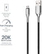 Cygnett Armoured Braided Micro USB to USB-A Kabel 1M - Zwart