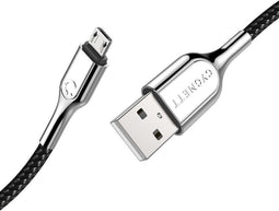 Cygnett Armoured Braided Micro USB to USB-A Kabel 2m - Zwart