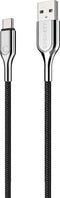 Cygnett Armoured Braided USB-C to USB-A Kabel 10cm - Zwart