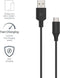 Cygnett Essentials USB-A naar USB-C Kabel 2 Meter - Zwart