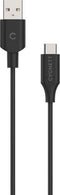 Cygnett Essentials USB-A naar USB-C Kabel 2 Meter - Zwart