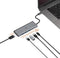 Cygnett Unite TravelMate USB-C naar HDMI / USB-A / USB-C / SD Card - 4K 100W PD Hub - Zwart