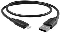 Cygnett USB-A naar Apple Lightning Kabel MFI 1 Meter - Zwart