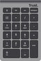 Trust Xalas - Draadloos Numeriek Toetsenbord - 22 Toetsen - Zilver