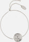 Orelia armband - Ingegraveerd muntje - Verstelbaar - Zilverkleurig