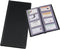 Rillstab Visitekaartmap kunststof 12 tas Zwart