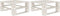 vidaXL - Tuintafels - 2 - st - pallet - hout - wit