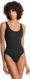 Wolford Beauty Cotton - Bodysuit - Verstelbare bandjes Thong Back - Zwart