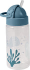 Done by Deer Sea friends SET rietjes beker + 3 Snackdoosjes - Blue - Drinkfles - Snack doos