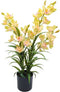 Cymbidium kunstplant 80 cm, groen