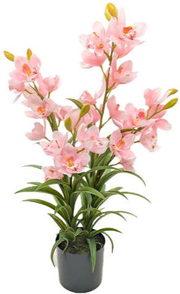 Cymbidium kunstplant 80 cm, roze