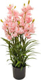 Cymbidium kunstplant 90 cm, roze