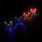 Halloween Pompoen set LED Decoratie - 4 stuks - Keramiek - inclusief batterijen
