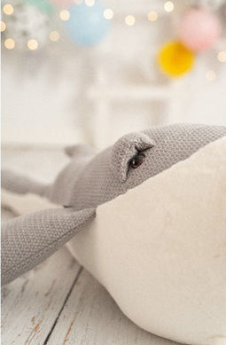 Blad Crochetts 30 x 42 x 1 cm Walvis Grijs