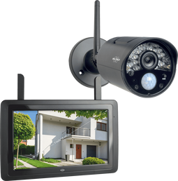 Elro CZ30RIP - Draadloze Beveiligingscamera Set - 720P HD met 7" scherm en nachtzicht