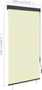 vidaXL-Rolgordijn-voor-buiten-100x250-cm-crème