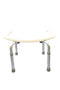 Atlantis Contour douchekruk - Aluminium - Hoogte instelbaar - Wit