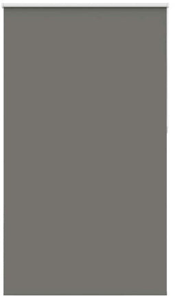 vidaXL - Rolgordijn - verduisterend - 145x230 - cm - stofbreedte - 141,6 - cm - grijs