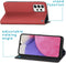 iMoshion Hoesje Geschikt voor Samsung Galaxy A33 Hoesje Met Pasjeshouder - iMoshion Slim Folio Bookcase - Rood