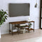 vidaXL - Tv-meubel - 102x35x45,5 - cm - bewerkt - hout - gerookt - eikenkleurig