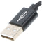 Ansmann USB-A naar Lightning - Data- en oplaadkabel - 120cm - Zwart