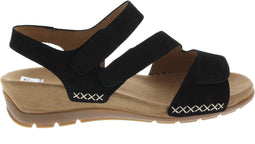 Gabor 734.1 - Sandalen - Klittenbandsluiting - Zwart - Maat 38